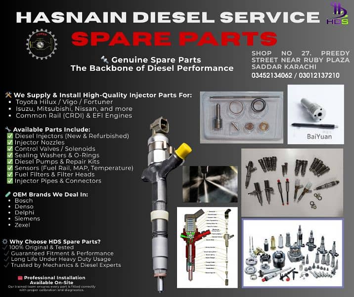 Diesel Injector Repair High Pressure Pump - Heavy Tractor Buses Cranes 17