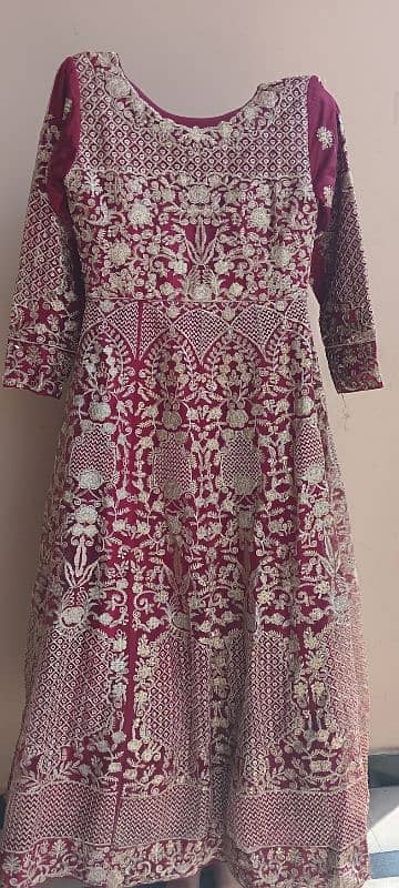 Dark Maroon Maxi 1
