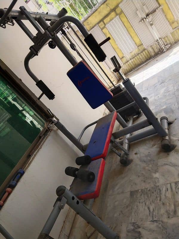 home gym multi station weight lifting body building gym chest machine 2