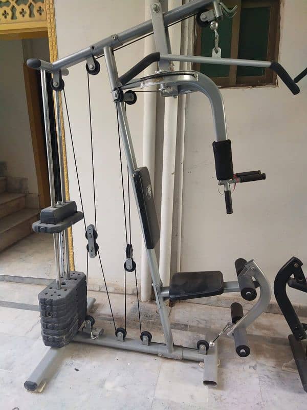 home gym multi station weight lifting body building gym chest machine 13