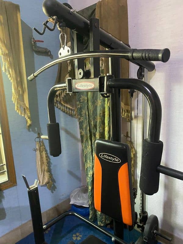 home gym multi station weight lifting body building gym chest machine 17