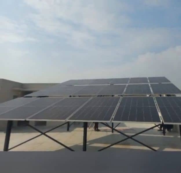Canadian Solar System, Solar Plates, Solar Stands Installation 2