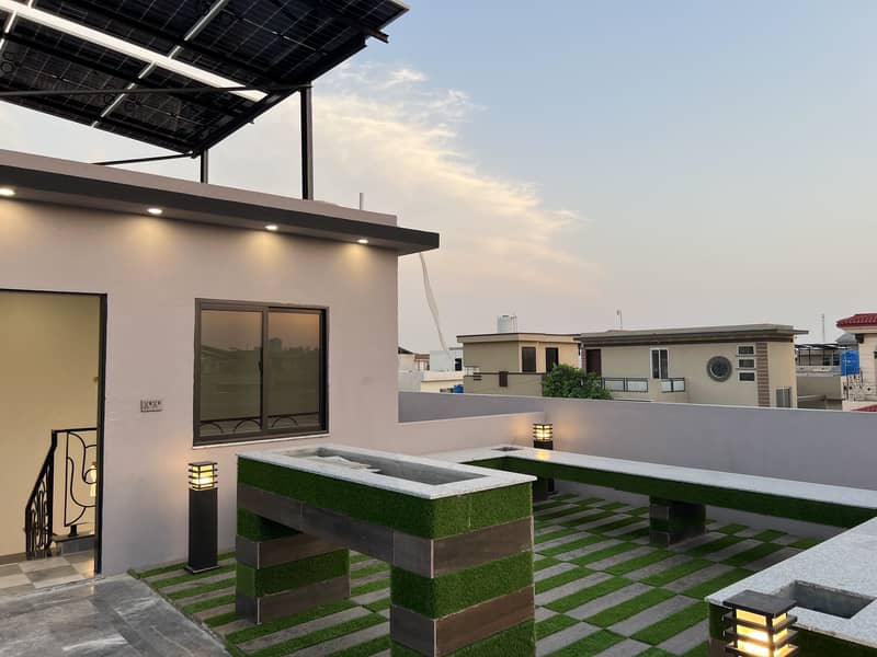 A Block Beautiful 10 Marla Straight Line House For Sale In Central Park With Solar Panels 13