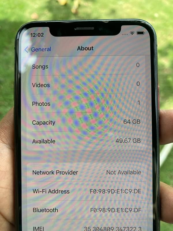 iphone X non pta 8
