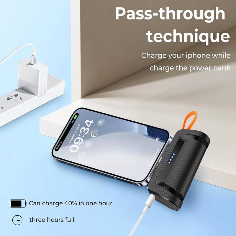 5000mAh Mini Power Bank Charger for Apple & Android Devices 10