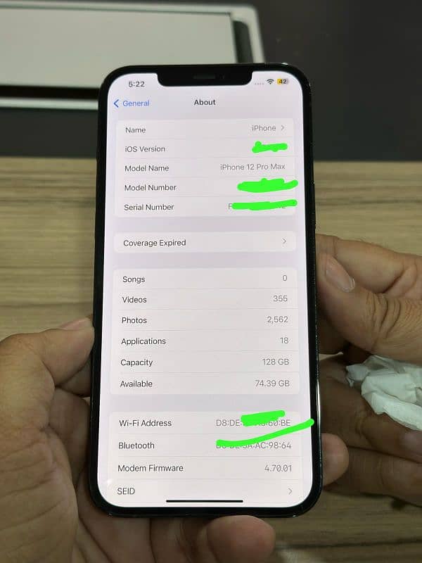 iPhone 12 Pro Max 128GB - Factory Unlock - Full OK Condition 3
