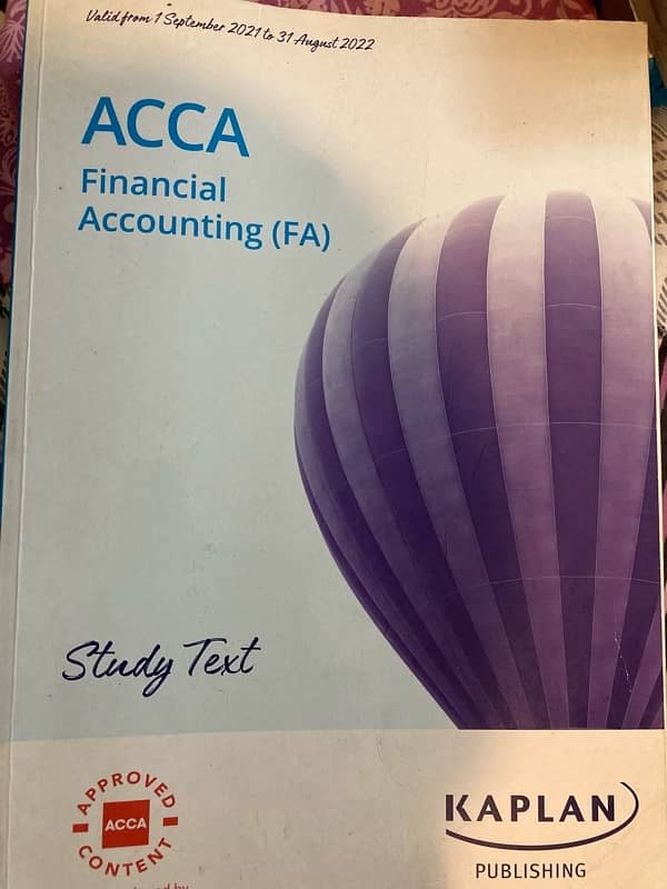 ACCA Books F1 F2 & F3 with exam kit 1