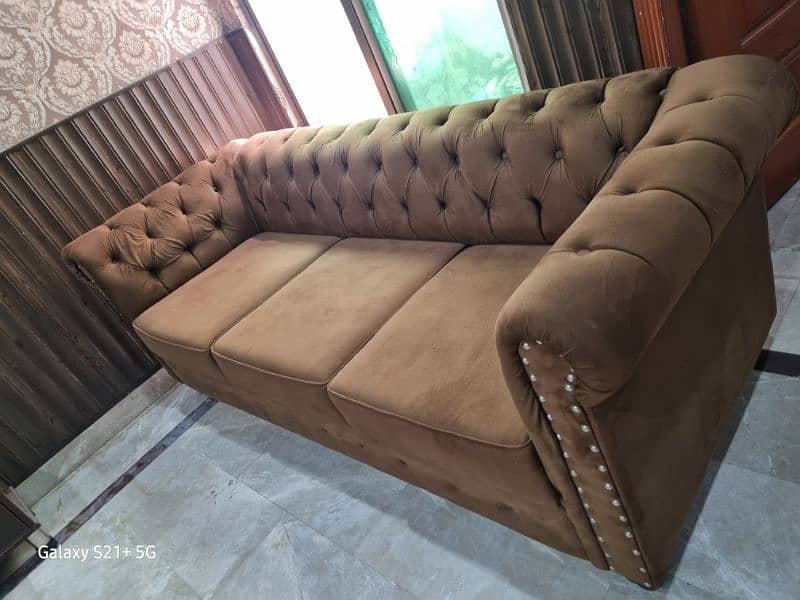 Sofa set brown color 10/10 2