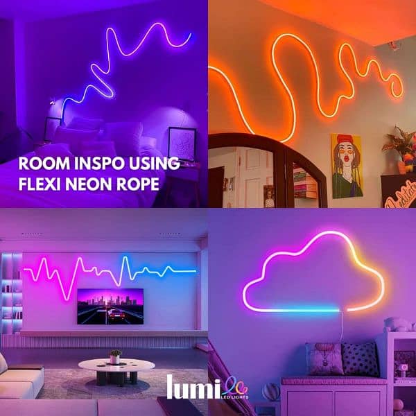 neon rope light RGBIC ,neon light Create any custom design you want. 5