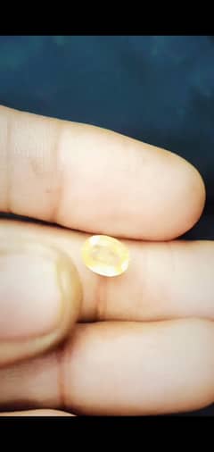 Natural certified yellow sapphire