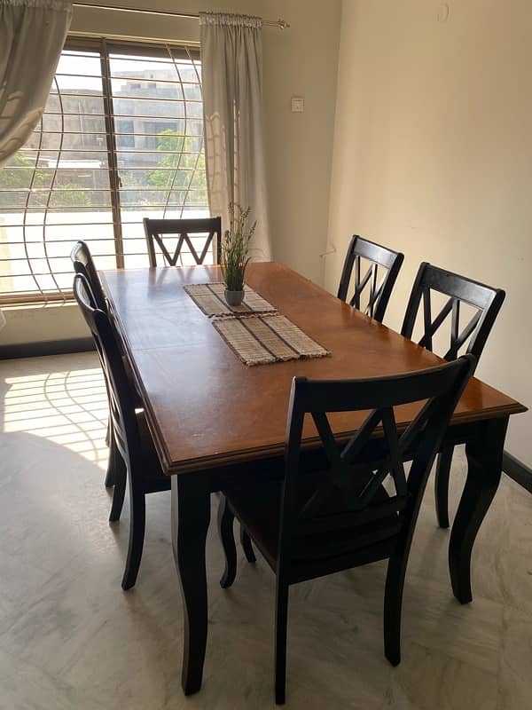 Imported wooden dining table set 0