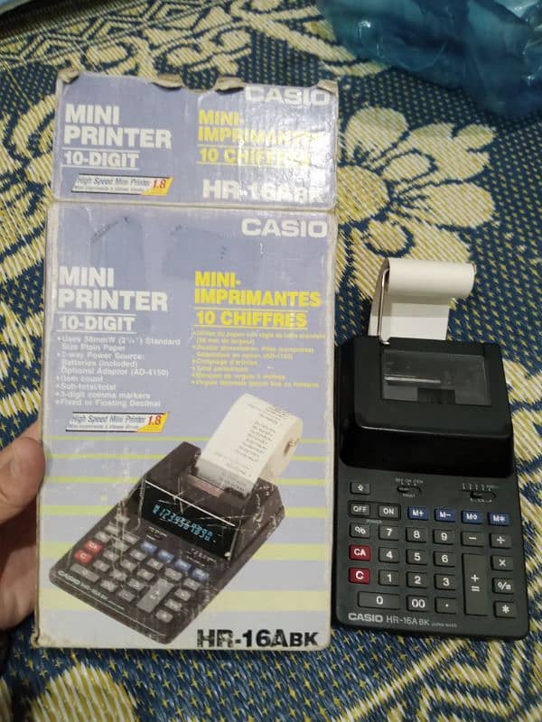 Casio printer calculator japani 0