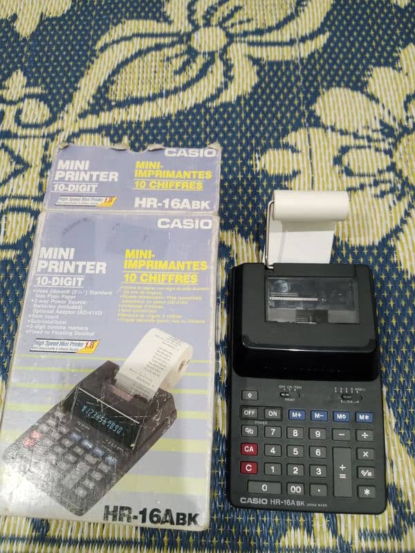 Casio printer calculator japani 2