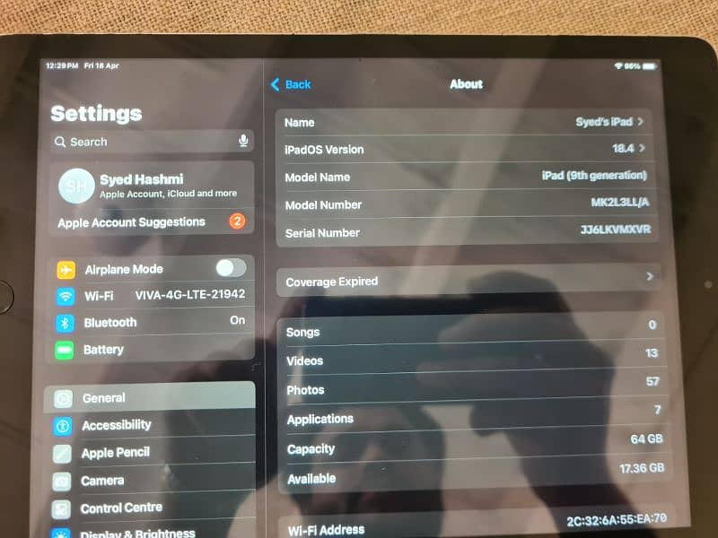 I pad 9th gen exchange possible 9