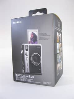 FUJIFILM INSTAX MINI EVO Hybrid Instant Camera (Black)