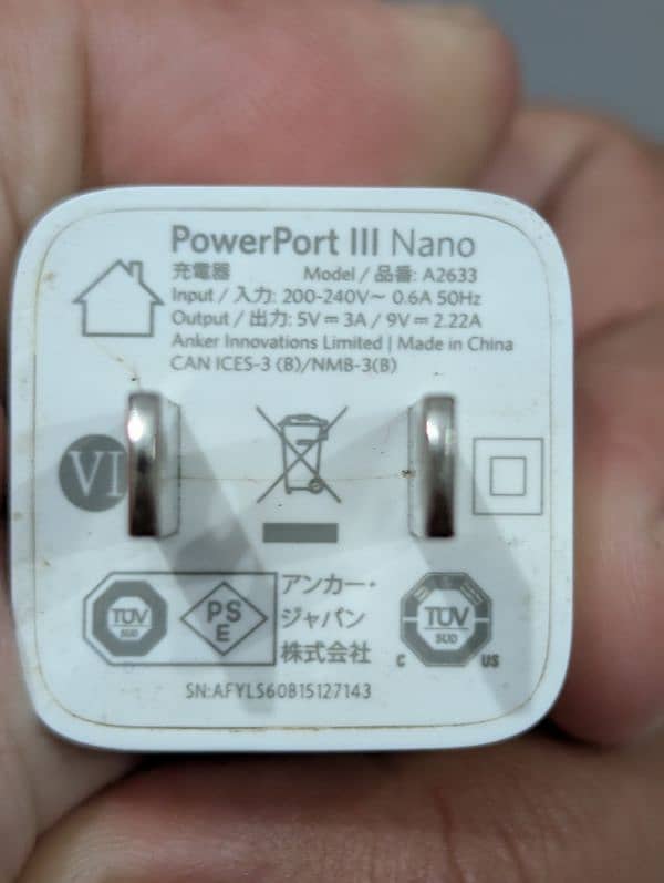 Anker Nano Charger Original with box 0