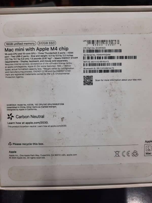 Apple Mac Mini M4 3