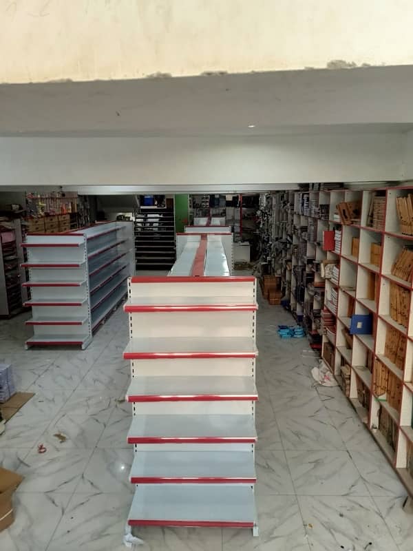 Use Mart Rack For Sale/Wall Rack/Trolley/Cash Counter/Double Side Rack 2