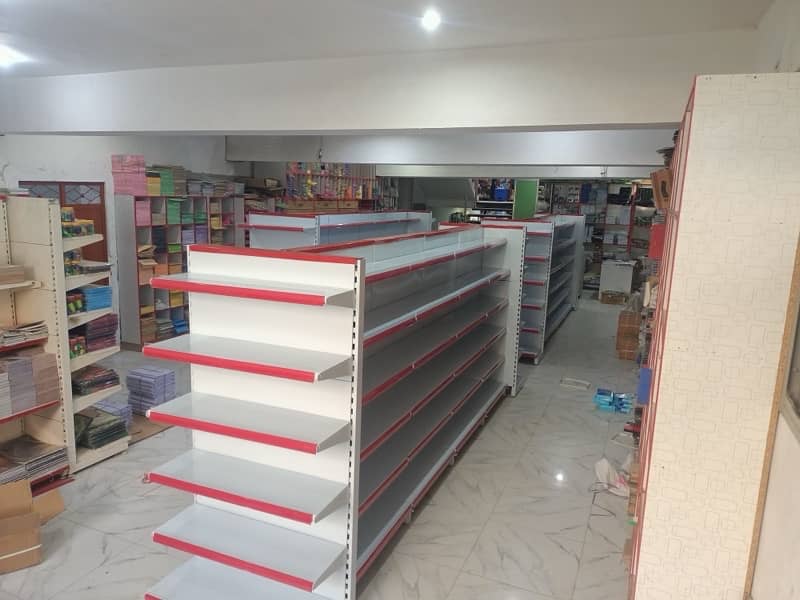 Use Mart Rack For Sale/Wall Rack/Trolley/Cash Counter/Double Side Rack 4