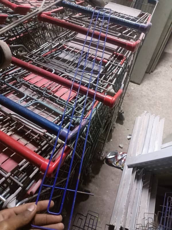 Use Mart Rack For Sale/Wall Rack/Trolley/Cash Counter/Double Side Rack 12