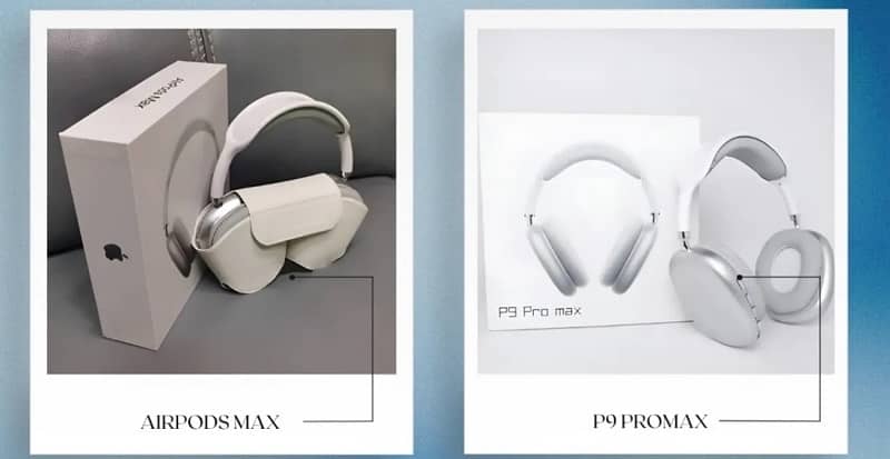 Airpods Max wireless bluetooth headphones with case /P9 Pro Max 1