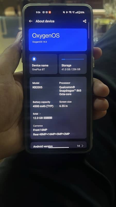 one plus 8t 0
