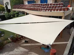 Cafe shades, Motorized shades, Cafe roofing, Car park, Hyper tensile
