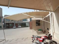 Tensile Shades | Car parking shade | PEB Sheds | Pvc Tensile shades