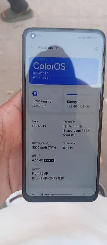 OPPO F19 6+6/128  10/10 CONDITION 3