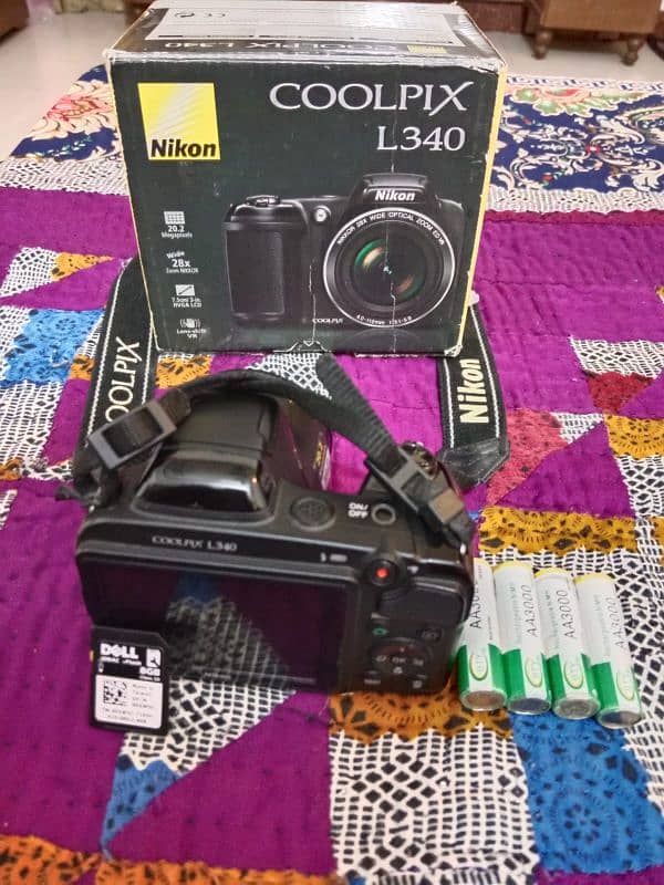only 1 month use coolpix L340 nikon brand 0