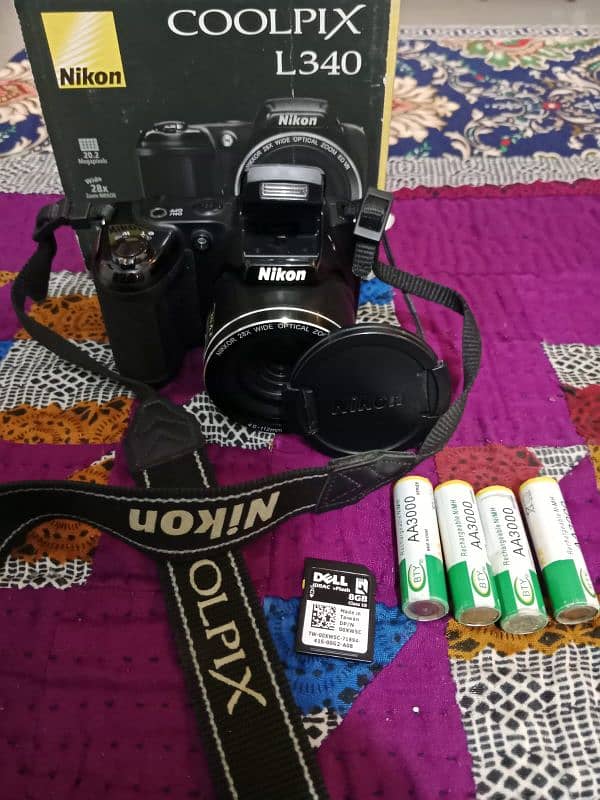 only 1 month use coolpix L340 nikon brand 3