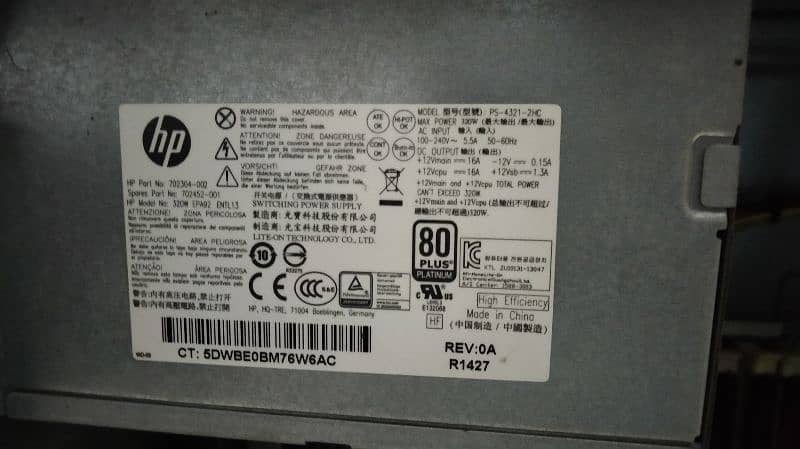 HP Elite desk i5 4th gen BEARBONE only 3