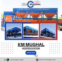 Concrete Batching Plant hopper system for aggregate sand crush