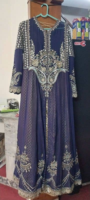 Brended embroidery maxi