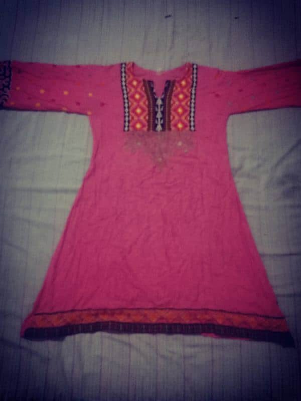 pink clour kurti 0