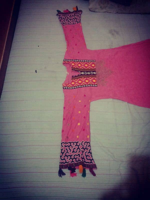 pink clour kurti 1