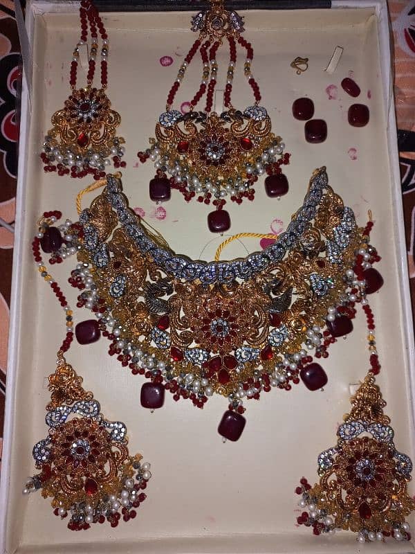Artificial jewelry bridle set two time use only for function 0