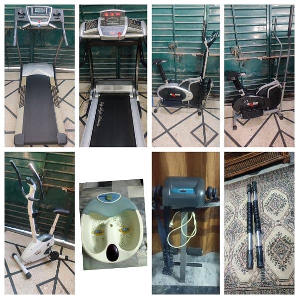 GYM ITEMS treadmill elliptical exercise cycle arm strecher massager 0