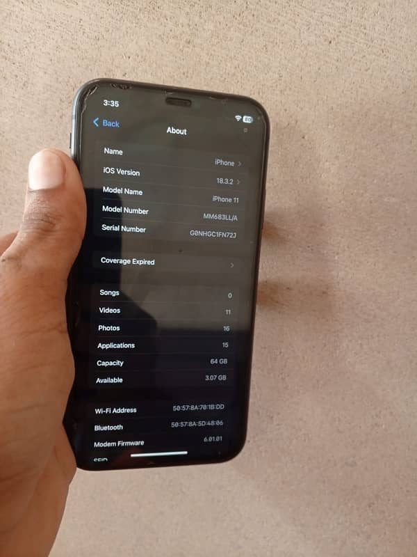 IPhone 11 LLA model (64) gb 1