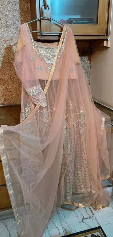ethnic long frock with high weist lehnga. 1