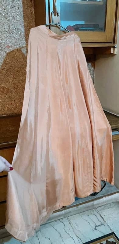 ethnic long frock with high weist lehnga. 2