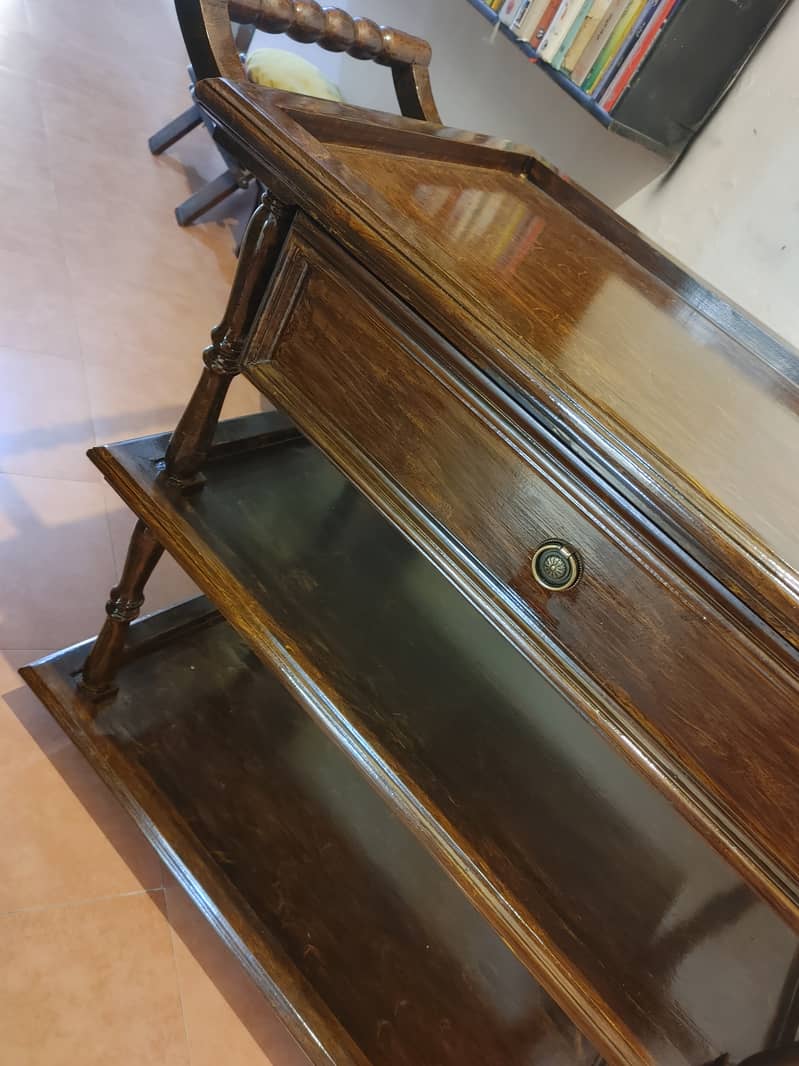 New wooden trolley. (Vintage type) 1