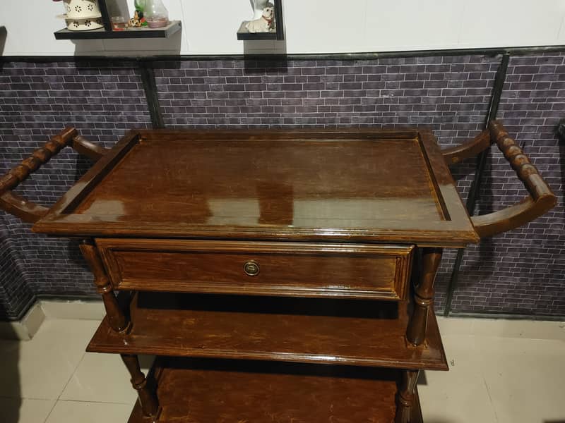New wooden trolley. (Vintage type) 5