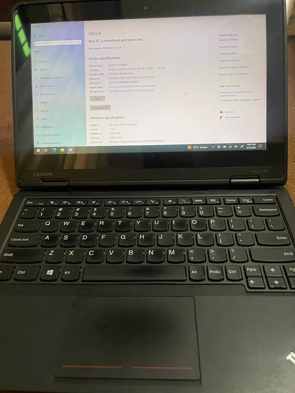 Lenovo Yoga 11E Corei3 6th Generation 5