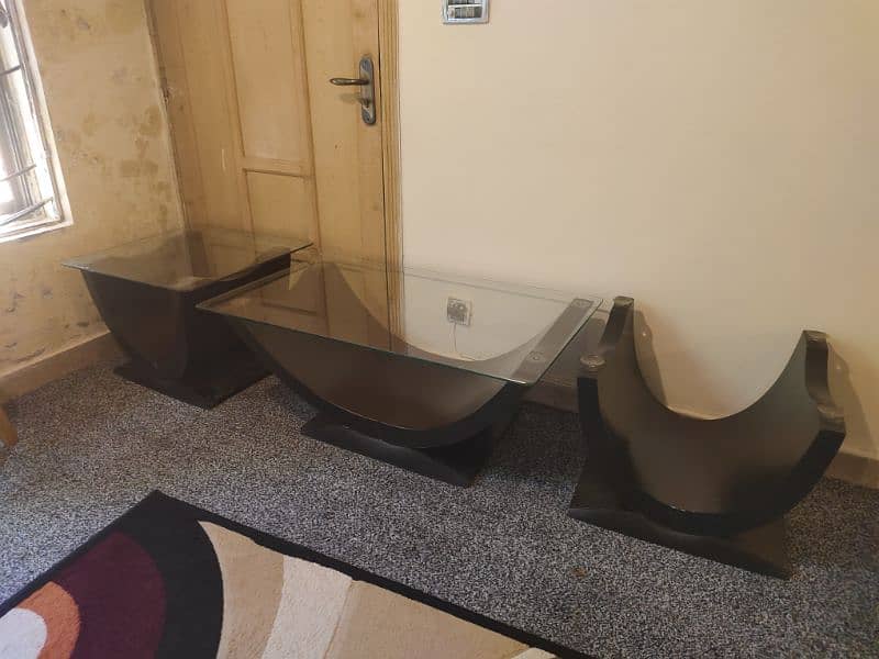 One centre Table and two side tables 5