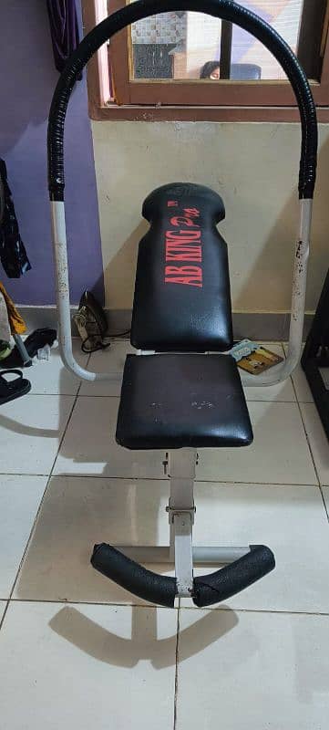 slim line treadmill and ab king pro 1