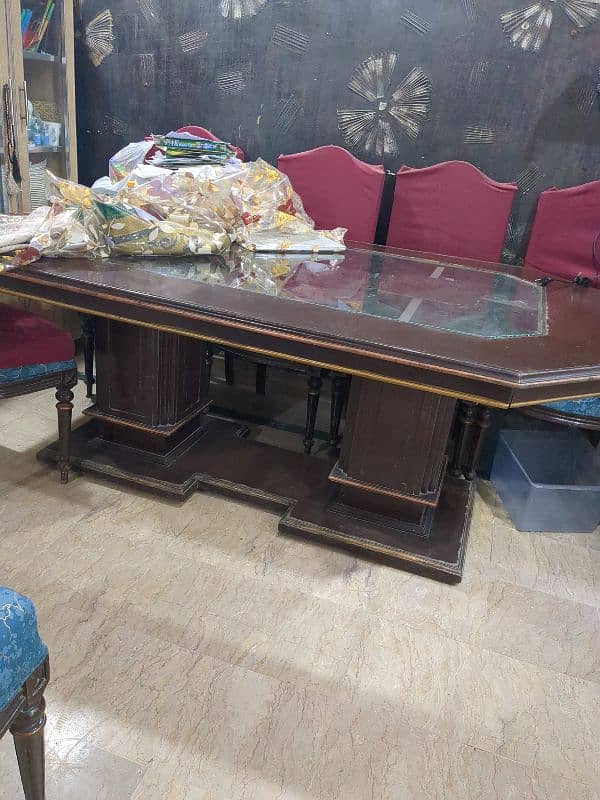 large dining table with six chairs 1