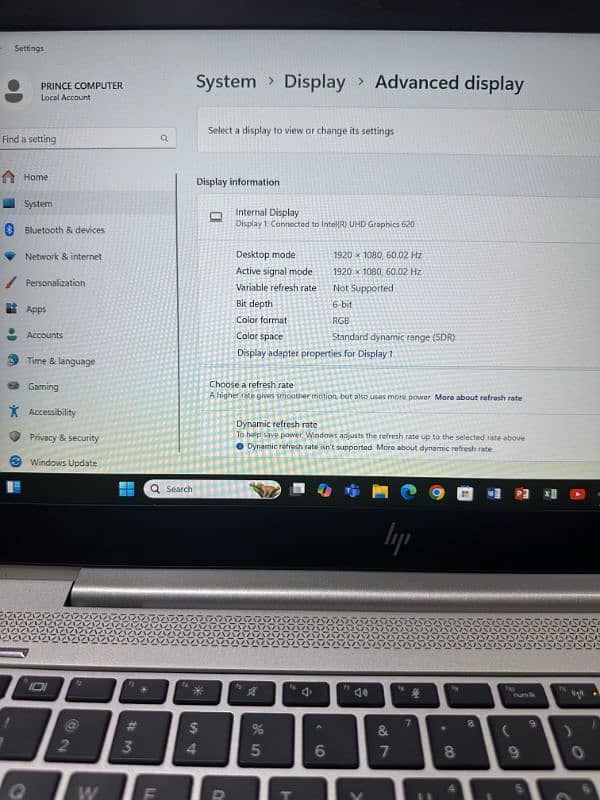 Corei5 8th generation hp 2