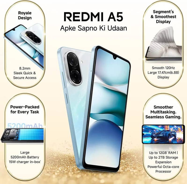 Redmi A5 – Brand New Box Pack – Limited Stock! 1