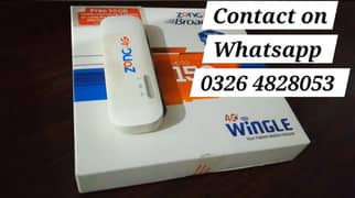 Jazz Zong internet unlocked wingles devices router for all networks